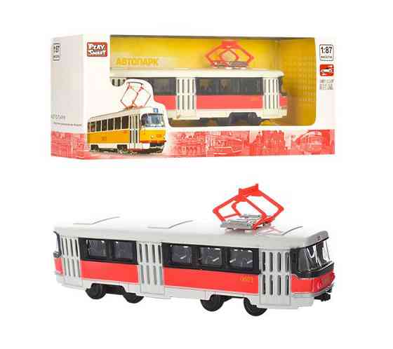 Іграшкова модель Трамвай PLAY SMART 6411 інерційний  6411D Вінниця
