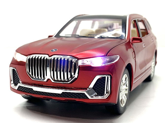Машинка TK Union Group BMW X7 1:24 звук світло інерція рухомі елементи Червона (GT-05545) Чернігів - фото 10