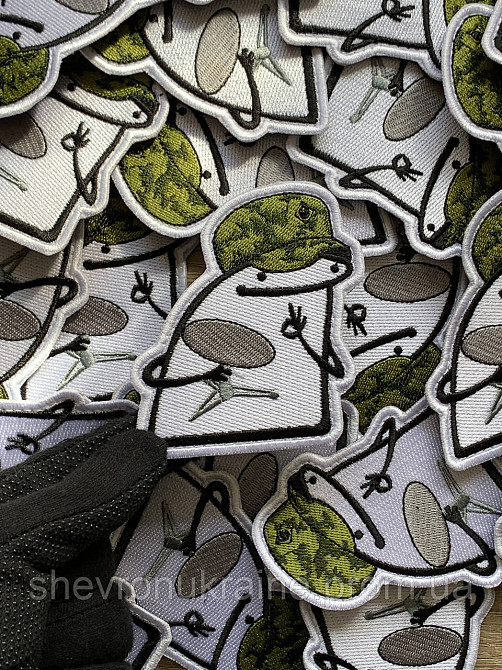 Шеврон флорк связист (Форма контурная. На липучке) Размер 9x7.7см Киев - изображение 4