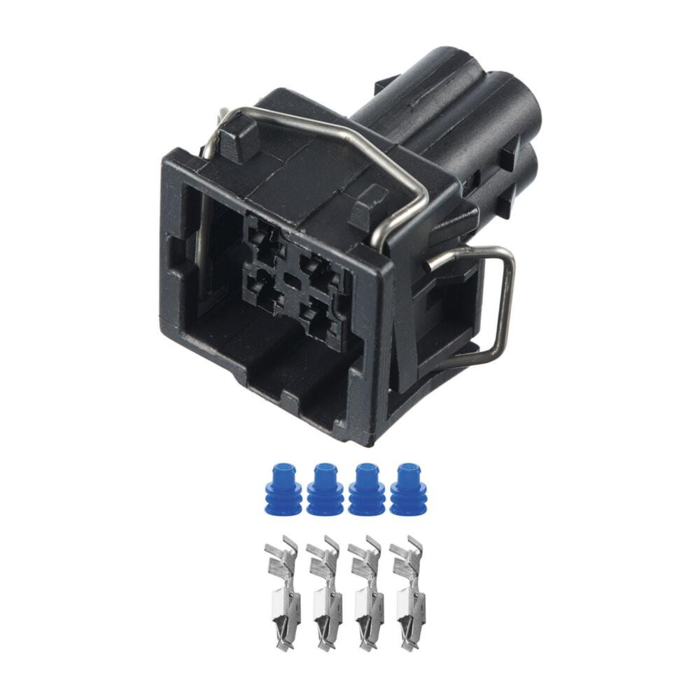 Роз'єм конектор 4-кон., Дат, Температури, метал, TE Франция універс., Моторний відсік, Renault 40759 Київ - фото 1