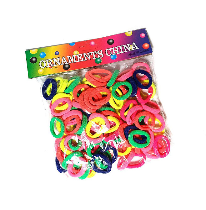 Гумки для волосся маленькі мікрофібра 100 шт. Київ - фото 1