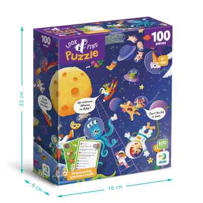 Пазл DoDo Шукай та знаходь Шалений космос, 100 елементів (300668) Вінниця