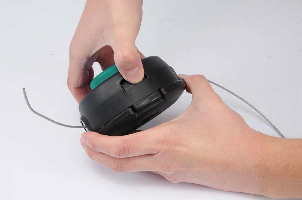 Головка для кріплення жилки до газонокосарок FLO: Ø=2,4- 2,7 мм, 5 адаптерів, Ø=123 мм, h=70 мм [10] Одеса - фото 2