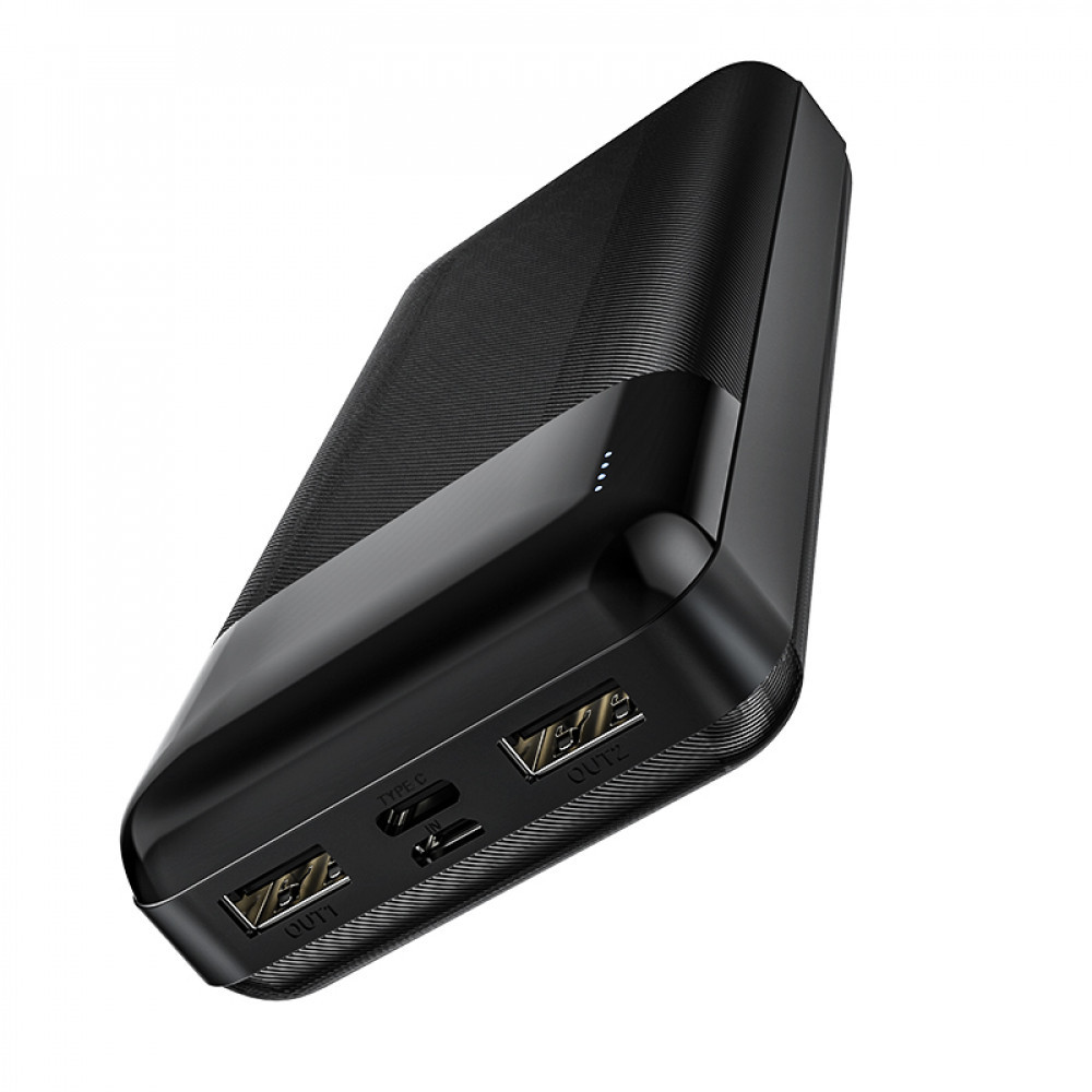 Зовнішній акумулятор HOCO J72A Easy travel power bank(20000mAh) Black Київ - фото 5