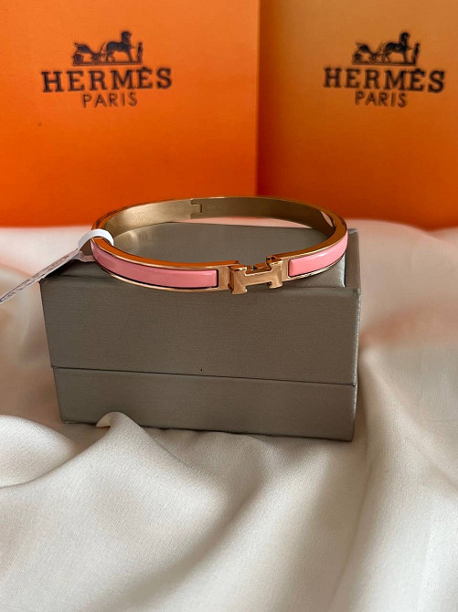 Браслет Hermes покриття золото 18К Одеса - фото 2