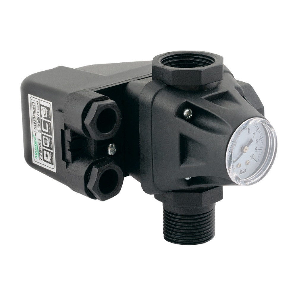 Комплект автоматики 1.4-2.8 бара 1"F×1"F×1"M AQUATICA (779551) Київ - фото 1