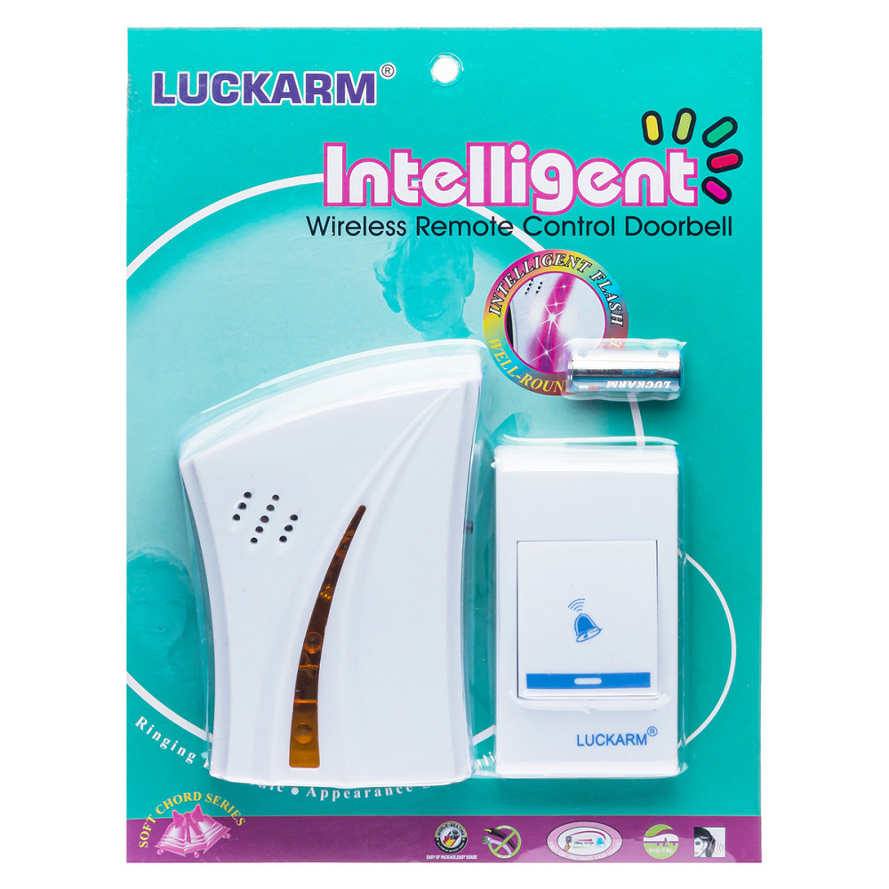 Беспроводной звонок Intelligent 8610A (38 мелодий гром. звука) на батарейках Днепр - изображение 1