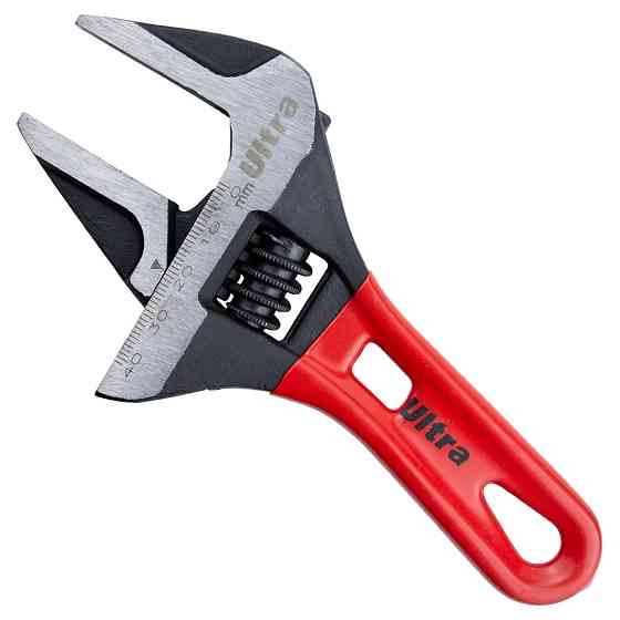 Ultra Ключ разводной с тонкими губками укороченный 155мм, 0-41мм CrV ULTRA (4100232) Киев