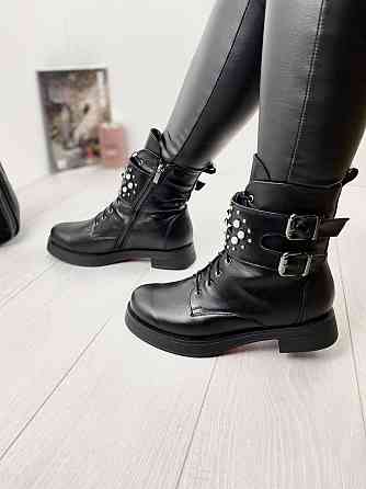 Черевики жіночі M.KRAFT чорні натуральна шкіра зима 38р.39р. (2509) Коломия