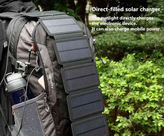 Портативное зарядное устройство на солнечных батареях Kernuap SunPower 10 Вт Винница