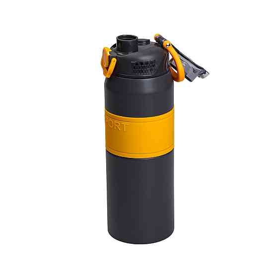 Термос из нержавеющей стали с мундштуком 800 мл  Черный HP-14-6G Киев