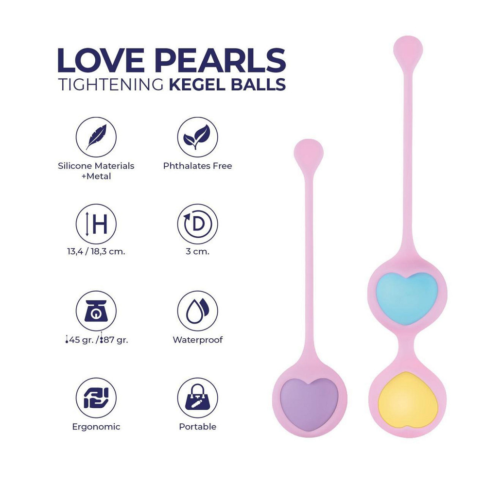Вагінальні кульки Wooomy Love Pearls Sex Aura Київ - фото 5