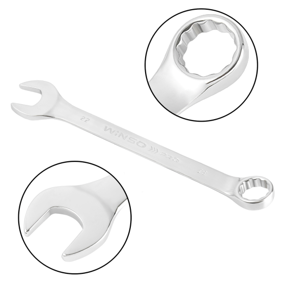 Набор комбинированных ключей WINSO PRO Cr-V 15 шт, 6–22 мм, в пластиковом держателе Киев