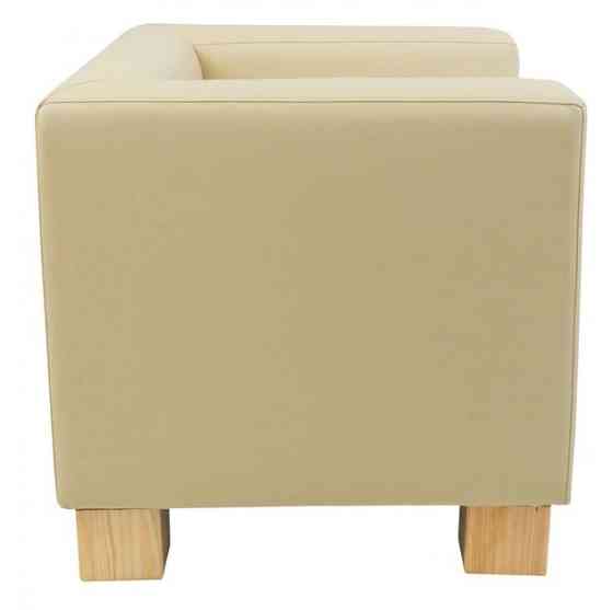 Крісло Richman Space 76 x 90 x 76H см Натуральна Шкіра Lux Біжевий Київ