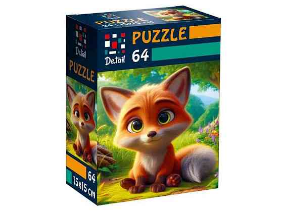 Пазлы Упрочняющий лисенок DT1234-07 ТМ VLADI TOYS Киев