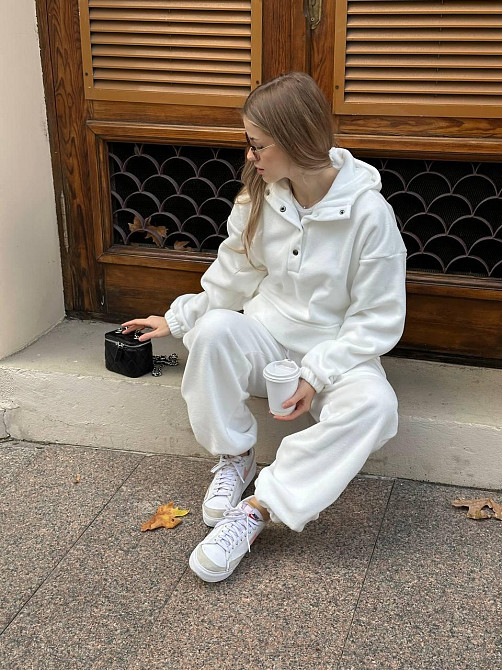 Женский теплый базовый костюм двойка из двухстороннего флиса Одесса - изображение 8