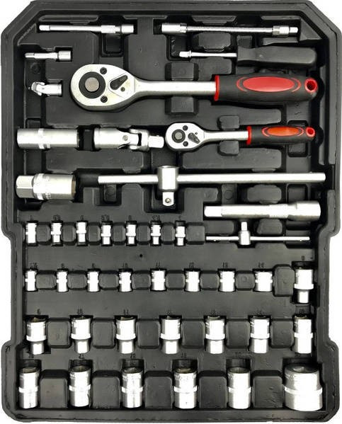 Набор инструментов MJ-600 600 предметов в чемодане на колесах, ключи, трещотки, биты, профессиональный комплект Одесса - изображение 3