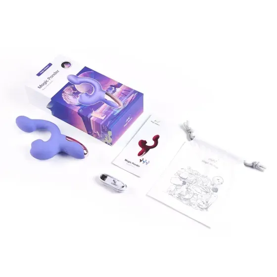 Смарт-вибратор Magic Motion Ponder Purple, двойная стимуляция, виброяйцо+язычок для клитора Львов