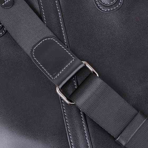 Кожаная мужская сумка Shvigel 11287 Черный Киев