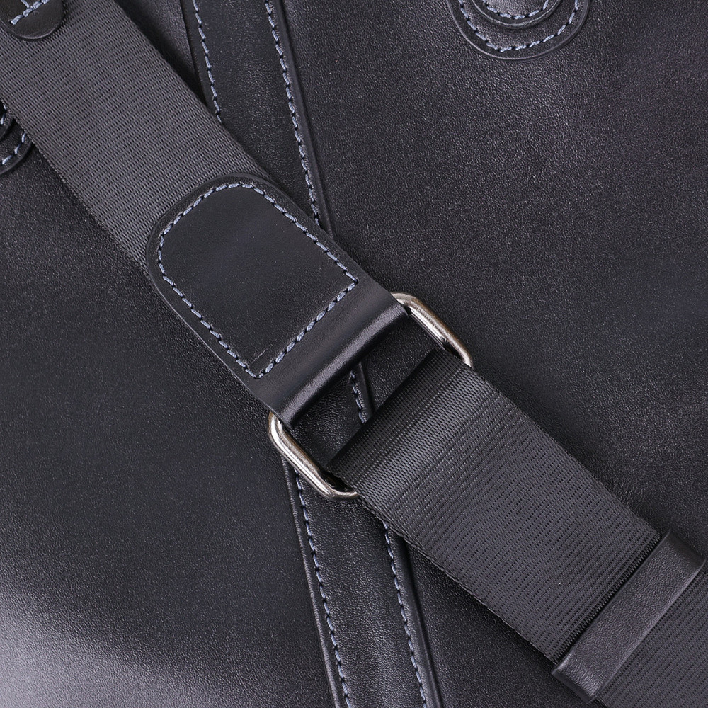 Кожаная мужская сумка Shvigel 11287 Черный Киев - изображение 5