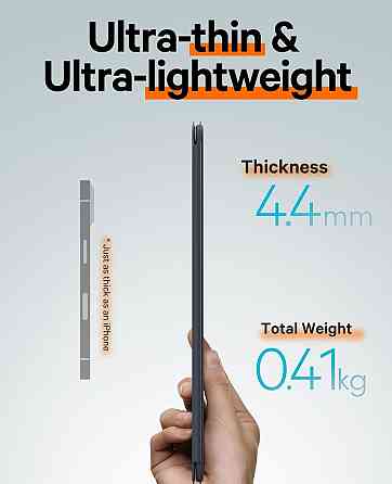 Чехол клавиатура CHESONA для iPad A16 2025/ iPad 10-го поколения (2022) A2696 / A2757 / A2777 с заменяемой батарейкой Днепр