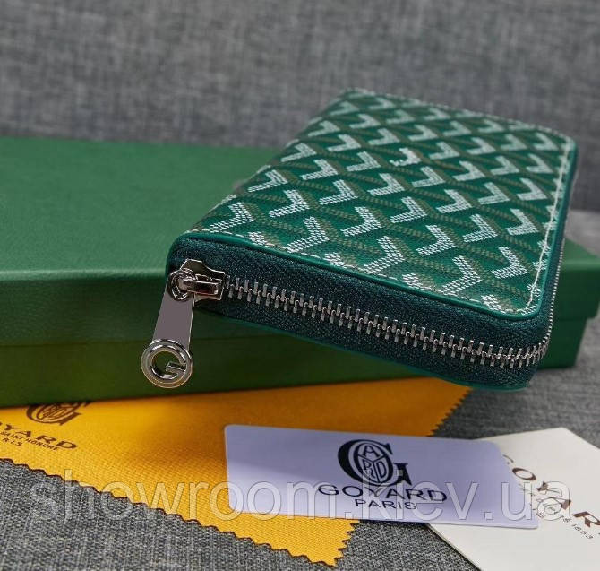 Гаманець на змійці Goyard (094) green Lux Київ - фото 2