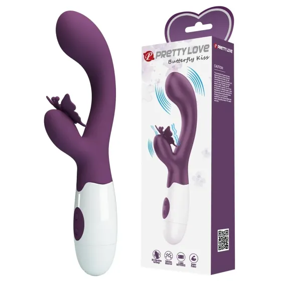 Вибратор серии Pretty Love - BUTTERFLY KISS purple, BI-014927-A2 Sex Aura Киев