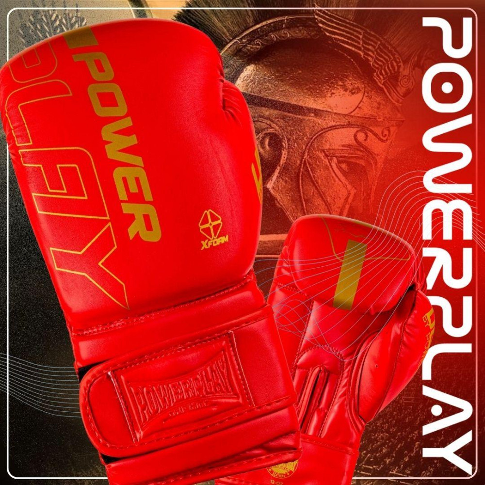 Боксерські рукавиці PowerPlay 3089 Alpha Червоні 12 унцій Каменское - изображение 7