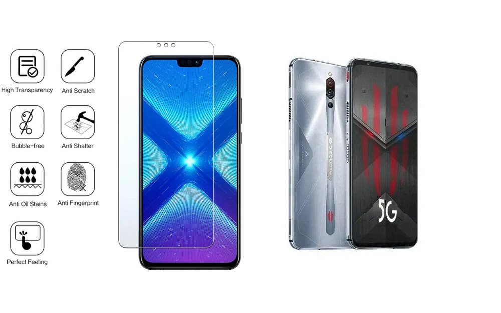 Захисне скло NeoGlass для nubia Red Magic 5S – надпрозоре та стійке Київ - фото 4