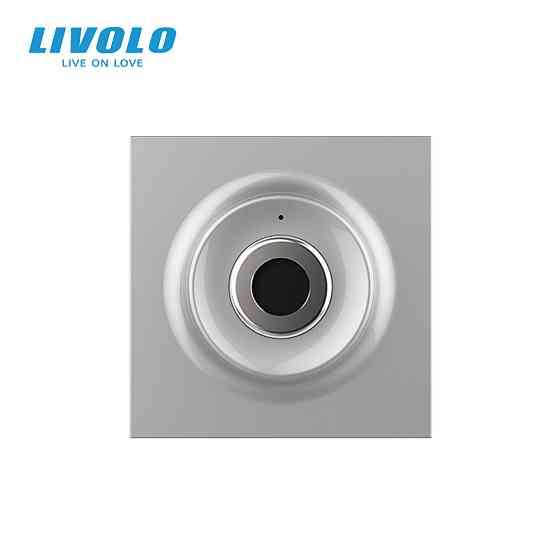 Безконтактний сенсорний вимикач LIVOLO Sense, сірий, 5А 230В, з нейтраллю, дальність спрацювання до 8 см (VL-FCU1-2IP) Коломия