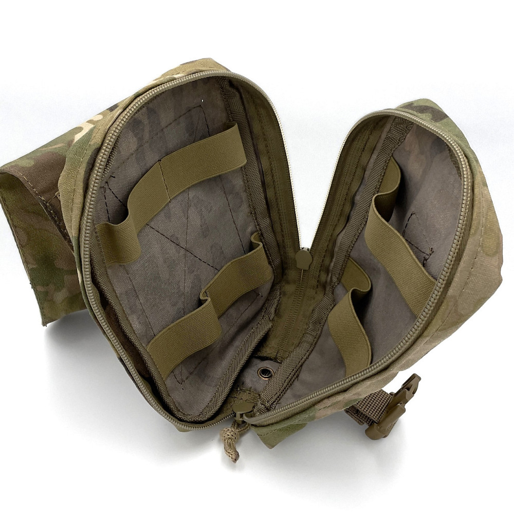 Тактична армійська аптечка IRR Cordura 500D Мультикам (coyote) утилітарний, медичний підсумок Запоріжжя - фото 9
