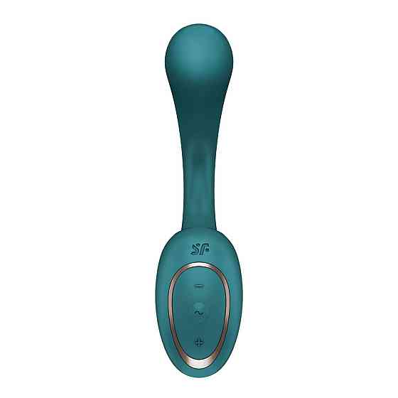 Вагінально-кліторальний вібратор Satisfyer G for Goddess 2 Bottle Green, 2 мотори Sex Aura Київ