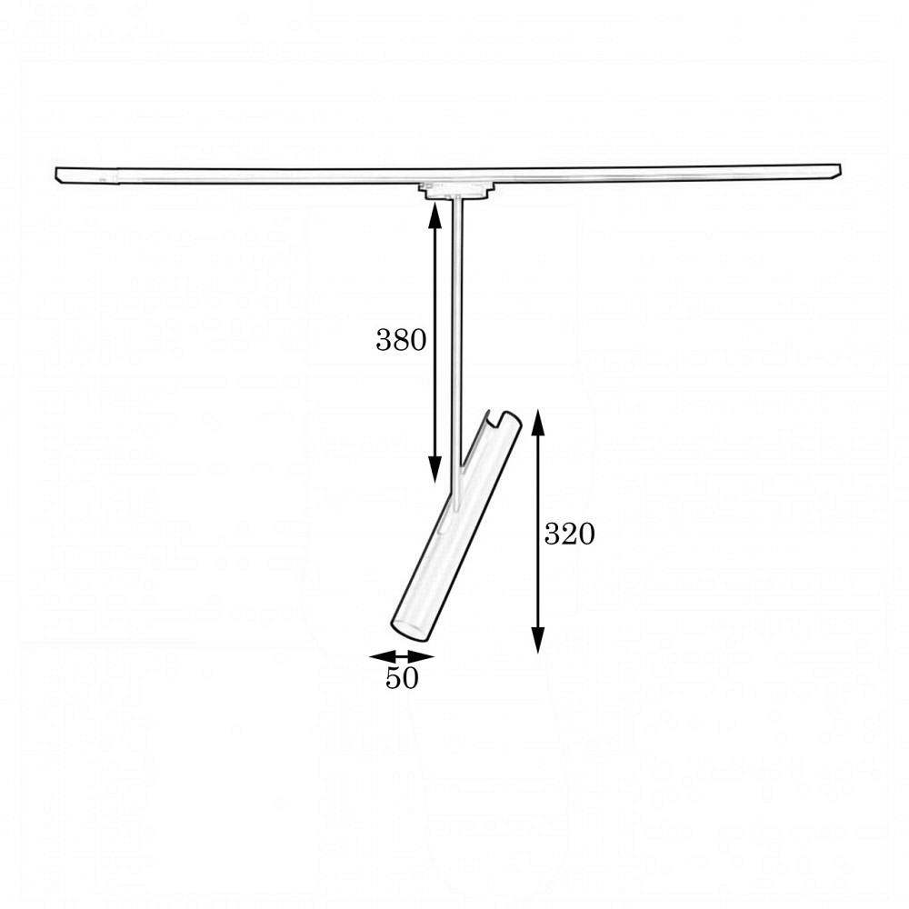 Підвісний трековий світильник циліндр E27 Telescope NT 3257 Київ - фото 3