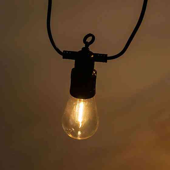 Garlando Гірлянда вулична у стилі ретро світлодіодна жовта S14 на 10 LED ламп завдовжки 5 метрі Коломия