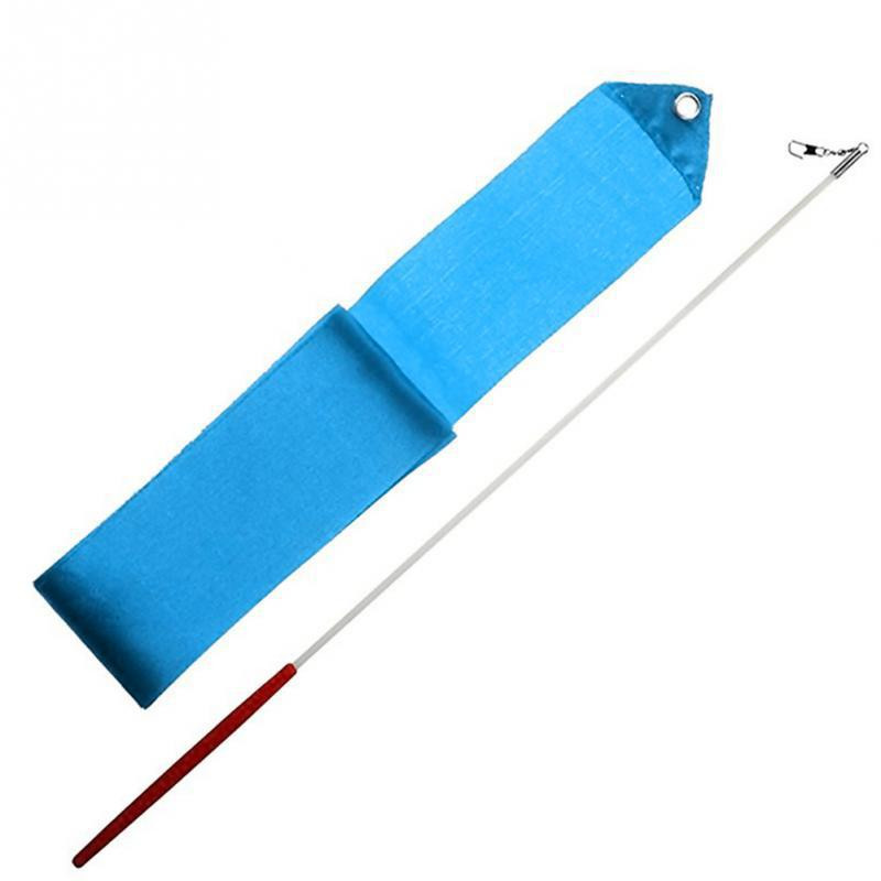 Лента с палочкой для художественной гимнастики синяя 4 м Киев - изображение 3