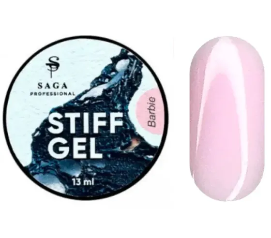 Гель для наращивания Saga Stiff Gel 06 густой гель-желе барби Киев