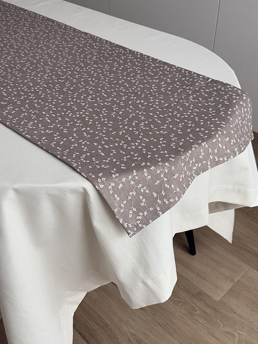 Ecotton Ранер доріжка Ecotton DUCK 45x170 см для обіднього столу водовідштовхувальна кремовий ( Коломия - фото 4