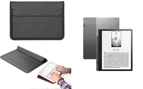 Чехол-конверт VitoCase для Lenovo Lenovo Smart Paper Storm, с функцией подставки для книги Черный Киев