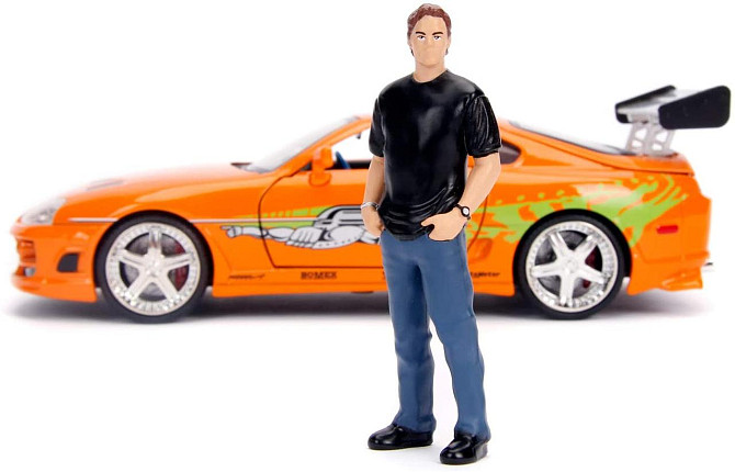 Машина металева Jada Форсаж Toyota Supra (1995) + фігурка Браяна 1:24 (253205001) Київ - фото 6