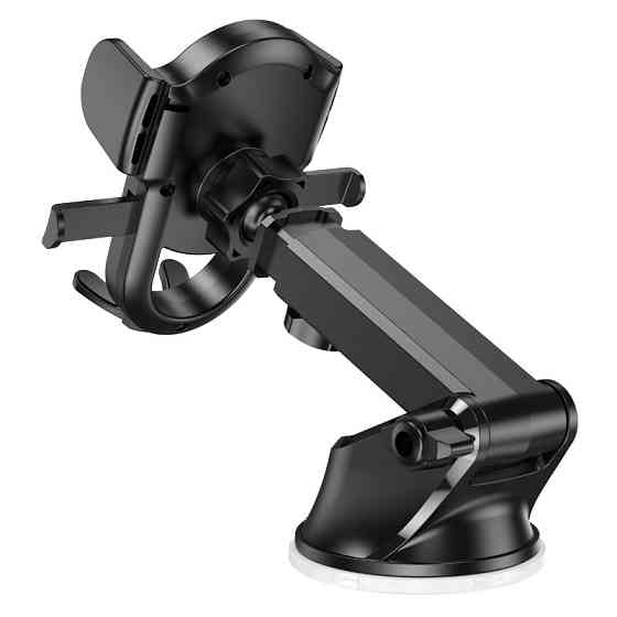 Автомобильный держатель для телефона HOCO H5 Integrity one-key car holder(center console) Black Одесса