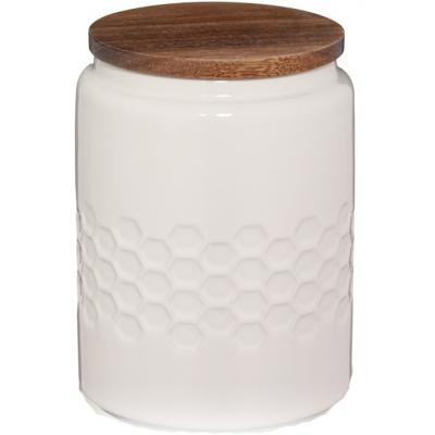 Ємність для сипучих продуктів Kela Mellis White 0,8 л 10,5х14,5 см (12084) Вінниця - фото 1