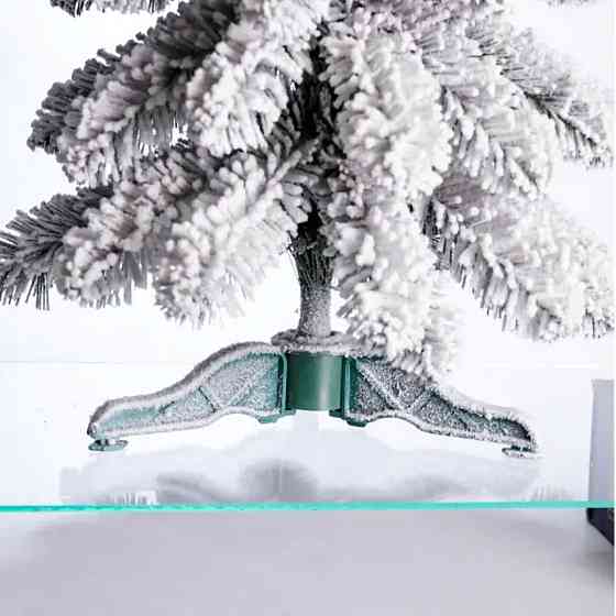 Lugi Штучна міні ялинка "Снігова королева" засніжена на пластиковій підставці 40 см SOK-M-05-1 Коломия