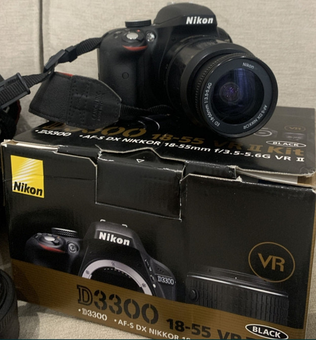 Фотоапарат: NIKON D3300, 18-55 mm. VR II Kit + DX 18-55 + акумулятори. Київ - фото 8