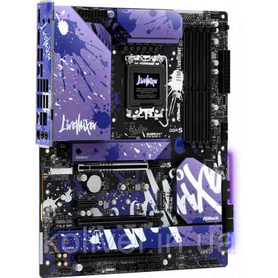 AsRock Z790 LIVEMIXER (1700/Z790, 4*DDR5, 3*PCIex16, HDMI/DP/eDP, 4xSATA, 6xM.2, 2.5Glan,7.1ch, ATX) (Z790 Киев