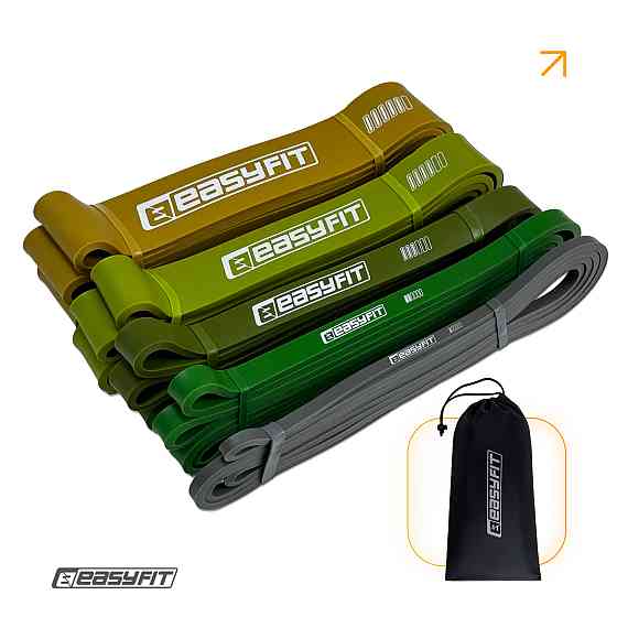 Резинові петлі EasyFit Ranger 1–65 кг (набір 5 шт) Коломия