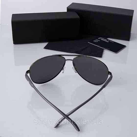 Окуляри з поляризацією сонцезахисні чоловічі Polarized (213) срібні Київ