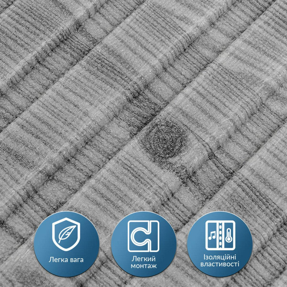 Панель-рейка Графитовое дерево в рулоне Киев - изображение 4