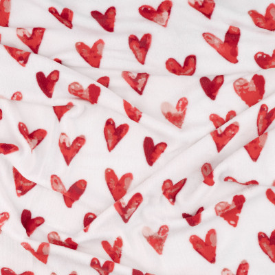 Плед Ardesto Flannel 160х200см, 100% поліестер, сердечка (ART0125PB) Вінниця - фото 3