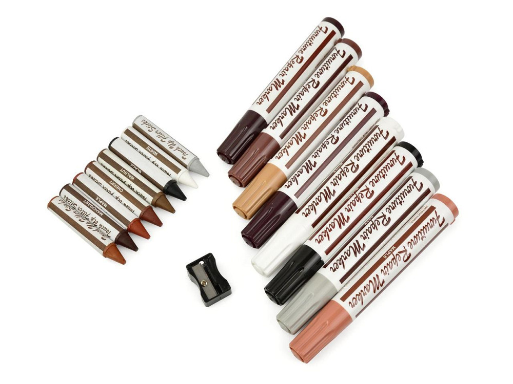 Маркери реставрації "GeKo" ламінату, меблів, деревини (комплект 17шт.) Киев - изображение 1