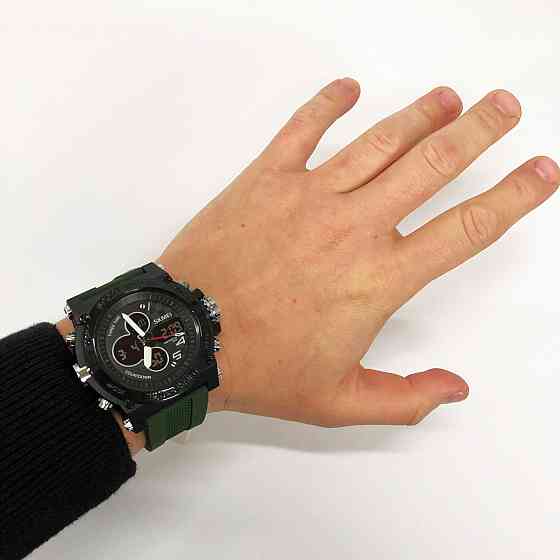 Оригінальні спортивні годинники SKMEI 2065BKWT, Годинники наручні електронні тактичні CT-26 Івано-Франківськ